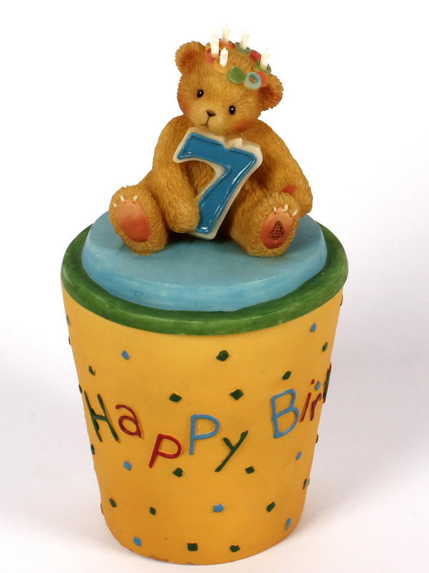 Cherished Teddies AGE 7 - Siebter GEBURTSTAG - 