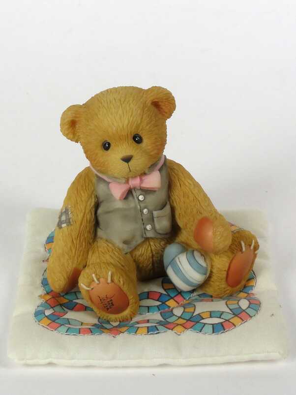 Cherished Teddies GROOM WITH QUILT - Bradford Exclusive - 
