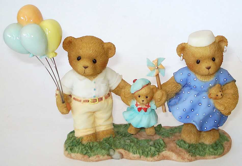 Cherished Teddies JOHN, EMILY and KATIE - 