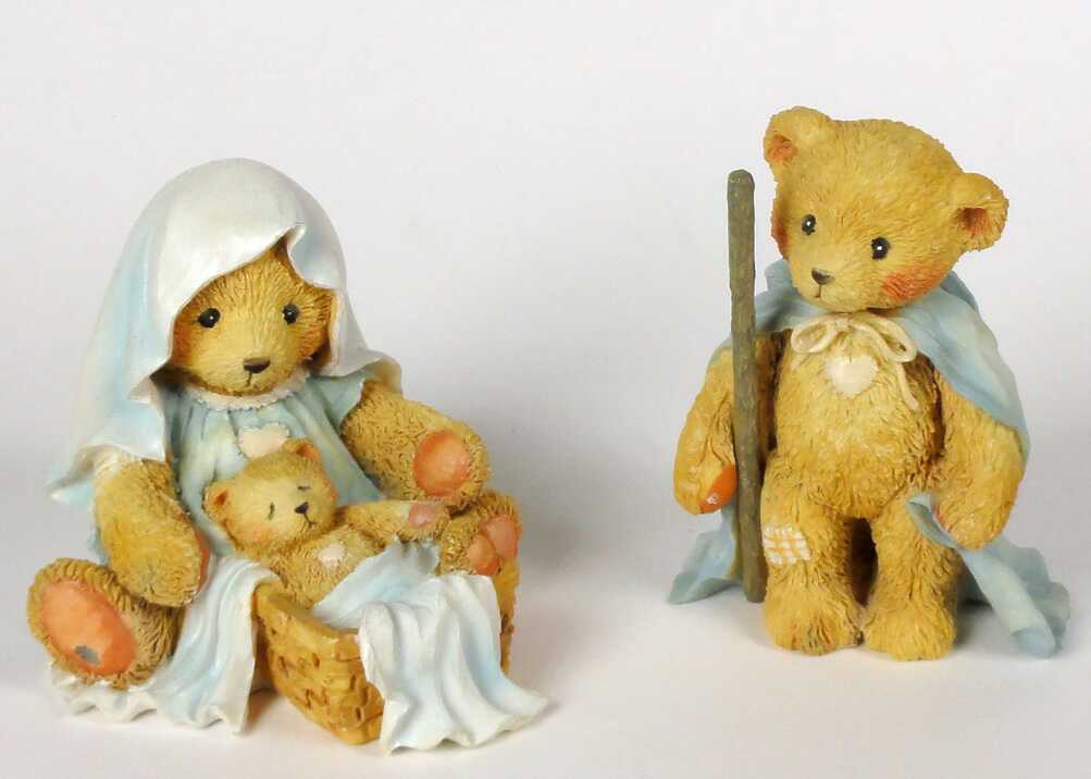 Cherished Teddies Nativity Josh, Maria & Baby - 
